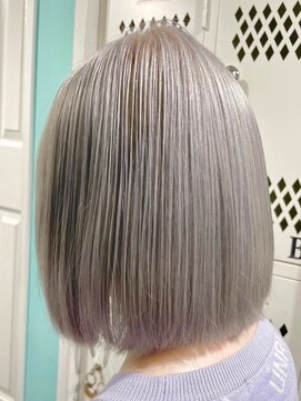 マティーナ ヘアー 池袋(Matina hair) 【ホワイトグレー　ボブ】池袋美容室