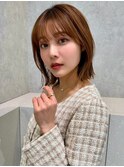 レイヤーロング/ヘルシースタイル/韓国ヘア/ベビーピンク/調布