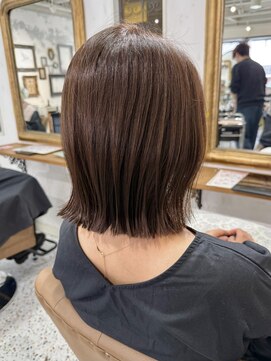 コク 千葉駅西口(COQU) ヘイリーボブ × チョコレートブラウン【千葉優希】