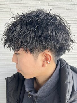 デプト(DEPT.) ツイストスパイラル波巻きパーマメンズマッシュメンズパーマ佐賀