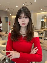 ジーナ 福岡藤崎(Zina) 髪質改善*ワイドバングダークアッシュ*美髪【Zina藤崎】