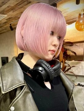 ネハス 名古屋栄店(nehus.) ブリーチ/クラゲヘアー/小顔に見せるヘア/ココアベージュ