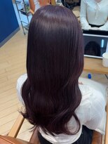 ユニ バイ マグ 長野店(Uni.by Mag) "ピンクカラー" 透明感ブリーチなしピンク