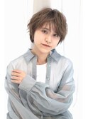 大人かわいいハンサムスウィングショート