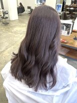 ヘアーアイストゥーレ(HAIR ICI TRE) 20代30代◎艶ラベンダーカラーロング×韓国風レイヤー