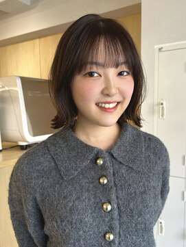 フルリール(fleurir) レイヤーボブ/切りっぱなしボブ/ダークブラウン