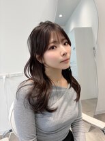 ラクシア(LucxiA)&nbsp;韓国ヘア/レイヤーカット/顔まわりカット/Instagram @ken__gucci