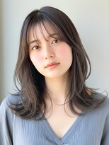 アース 相模大野店(EARTH)&nbsp;夏先取り◎シースルー×レイヤーカット×透明感グレージュ