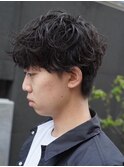 シンプルシャドウパーマニュアンスマッシュ