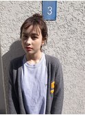 〔people〕うぶ毛を生かしたお団子アレンジ