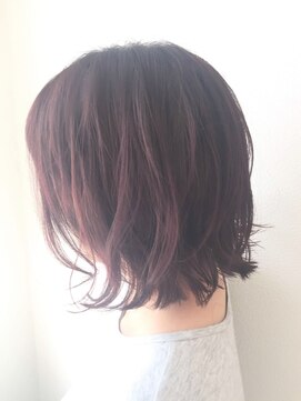 ヘアサロン ハダル(hair salon HADAR) 外ハネボヴ×バイオレットピンク