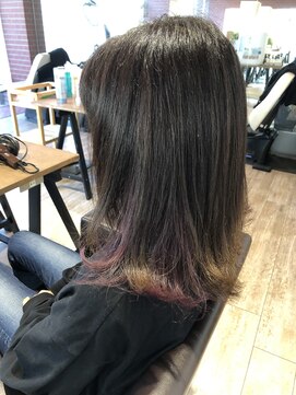 ヘアーサロン ソラ(hair salon sora) パープルインナーカラー