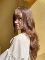 ロンド ストラーダ 心斎橋(Lond strada)&nbsp;マチルダボブ×インナーグレージュ【髪質改善/縮毛矯正】