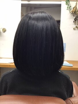 ナンバーエイト(number eight) ダークグレージュ髪質改善触りたくなるナチュラルストレートヘア