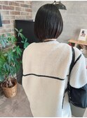#切りっぱなしボブ#ミニボブ#ストレート