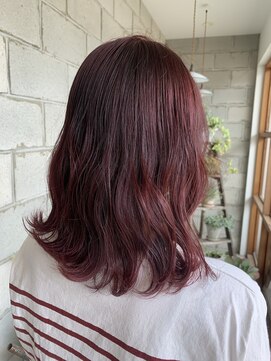 ニキ ヘアー ネイル 子安店(niki hair, nail) ピンキーレッド