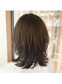 マッシュウルフ×オリーブブラウン