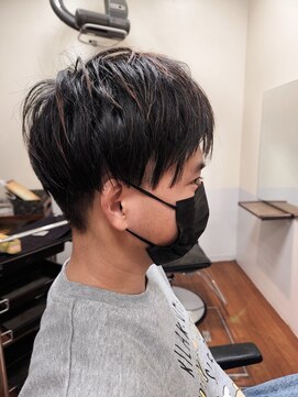 サンクスヘアー(Thanks hair) Thanks　hair ×２ブロックショート