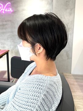 ラッキーヘア 加古川(Lucky Hair) 羽バング×マッシュショート【カドワキ】