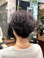 ビュートリアム 梅田(BEAUTRIUM)&nbsp;耳かけショート/癖毛ショート/丸み/ピンクブラウン/梅田/茶屋町