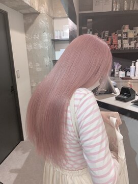 ペレ 渋谷(PELE) n11_ホワイトピンク ブリーチ2回~/渋谷/ハイトーン/韓国ヘア