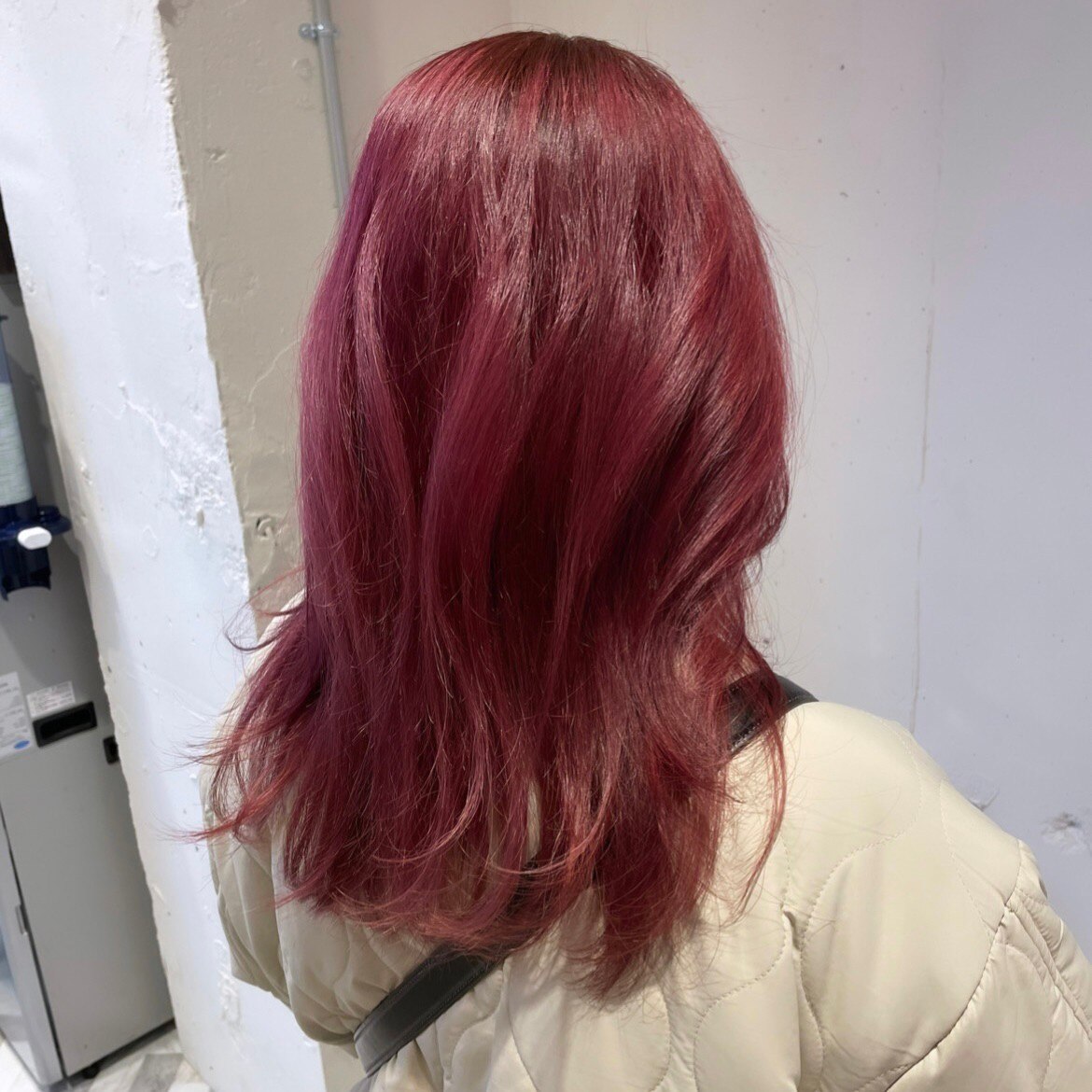 ヘアカラー 赤、ピンクセット ダブルカラー×深みピンクバイオレット：L178229720｜ナチュラル 渋谷店