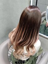 ニーナ ビューティーサロン(NINA Beauty Salon) プルエクステでバレイヤージュスタイル