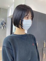 ロンドシエル 横浜(Lond ciel)&nbsp;黒髪でも可愛いミニボブ【久保田夢美】横浜韓国モード