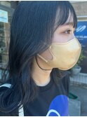 ブルーブラック/韓国ヘア