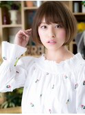 ナチュラルアッシュ斜めバング韓国風ボブh2戸田公園20代30代40代