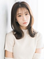 トッカ 茨木(tocca) 韓国風レイヤー×大人ブラウン