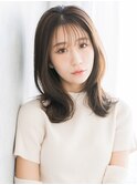 韓国風レイヤー×大人ブラウン