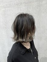 オーク 溝の口(OAK)&nbsp;逆バレイヤージュ×グレージュ【ＯＡＫ溝の口/髪質改善】