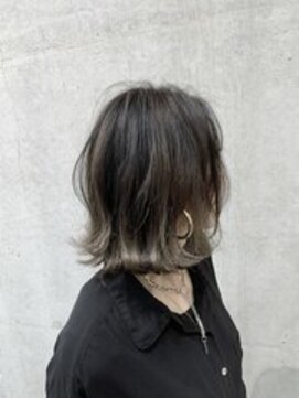 オーク 溝の口(OAK) 逆バレイヤージュ×グレージュ【ＯＡＫ溝の口/髪質改善】