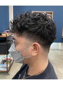 taper fade × spain curl