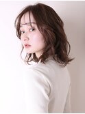 似合わせカットイメチェンハッシュカットレッドブラウン0205