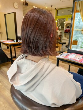チルバイヘアーガーデンミルクティ(Chillbyhairgardenmilktea) ピンクベージュ