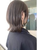 ひし形シルエット　くびれミディ　オリーブグレージュ