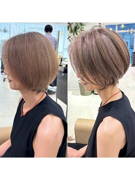 アンド ストーリーズ(&STORIES) ひし形ショート/前下がりショート/絶壁解消40代/50代【橋本】