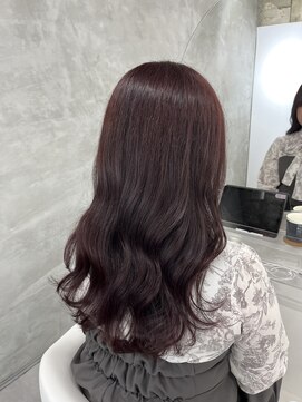 ドアホワイト(door white) 【doorwhite 新松戸】ブリーチなしwカラー カシスピンク