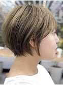【ハイトーンショート/丸みショート/クビレレイヤー】