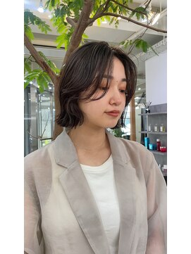 メゾンアクア 表参道(Maison ACQUA) ◎外ハネボブウルフワイドバング美髪イメチェン