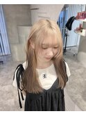 ミルクティーベージュ/ルーツカラー/ルーツカラー栄/ベージュ