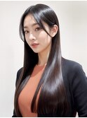 レイヤーボブハイライトブリーチレイヤーハイトーングレージュ