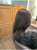 【透明感カラー】アッシュグレー