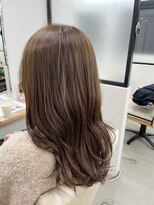 ヘアーアートシフォン 池袋西口店(Hair art chiffon) アプリコットオレンジ/ハイライトカラー/白髪ぼかし/髪質改善