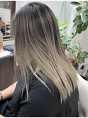 バレイヤージュシャドールーツイルミナカラーグレージュ堺東