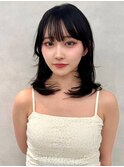 レイヤー/ネビージュ/韓国ヘア/イメチェン/縮毛矯正/中野/