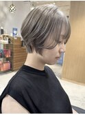 30代40代50代絶壁解消ひし形小顔前下がりショートボブ
