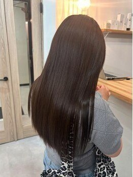 カプア 仙台駅前店(Kapua)の写真/話題の髪質改善で髪の素材自体が見違える★まるで地毛のようにナチュラルなうるつやストレートに♪